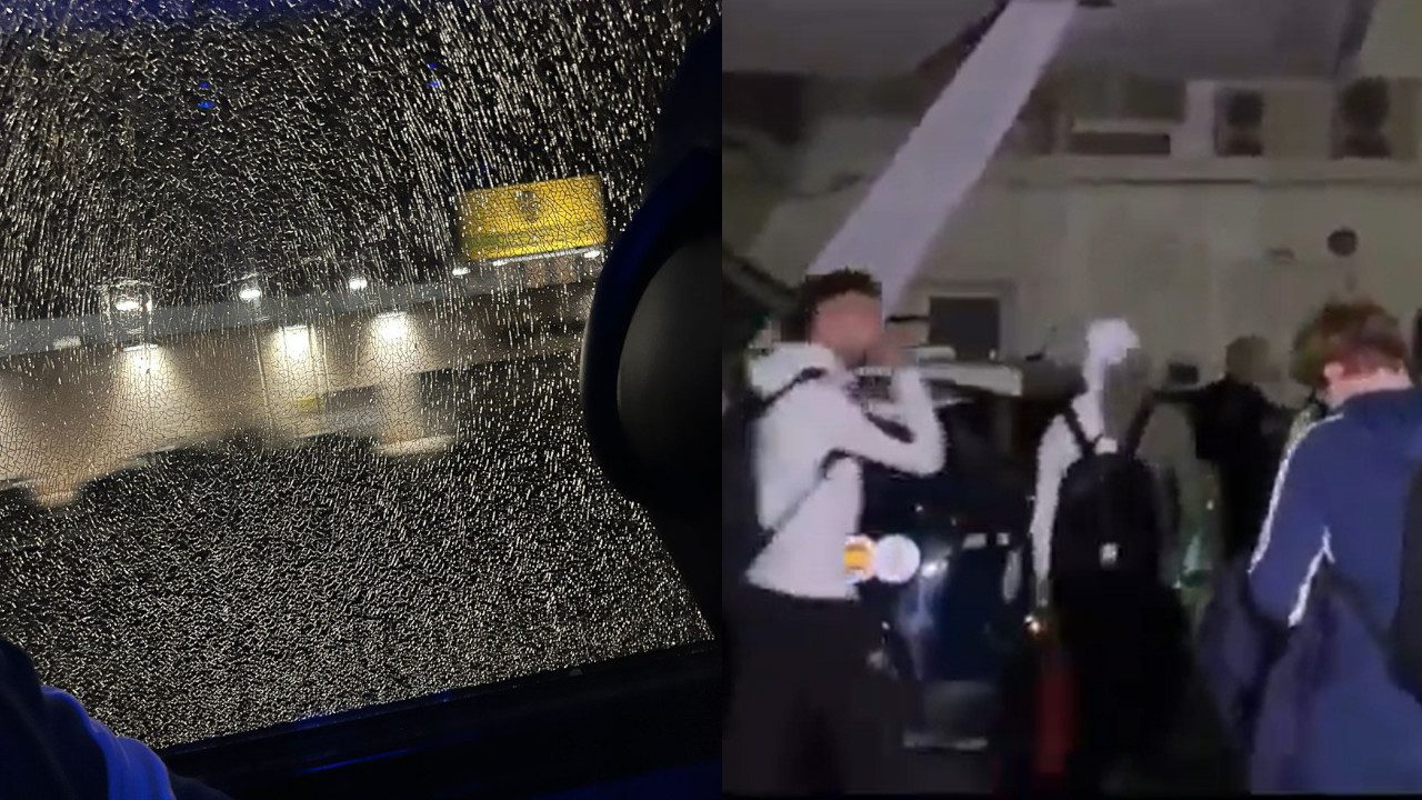 La cieca rabbia dei tifosi del Valencia dopo l'ultima sconfitta: assalito il pullman dei giocatori