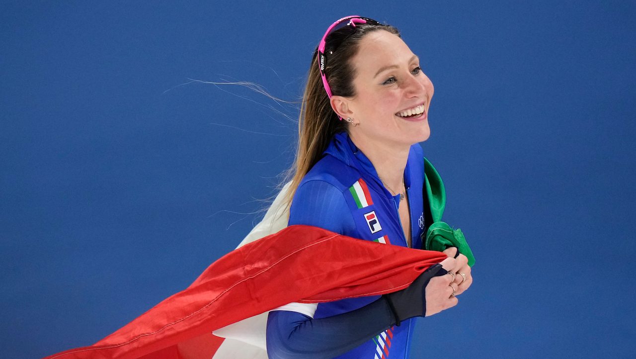 Francesca Lollobrigida dopo il secondo oro