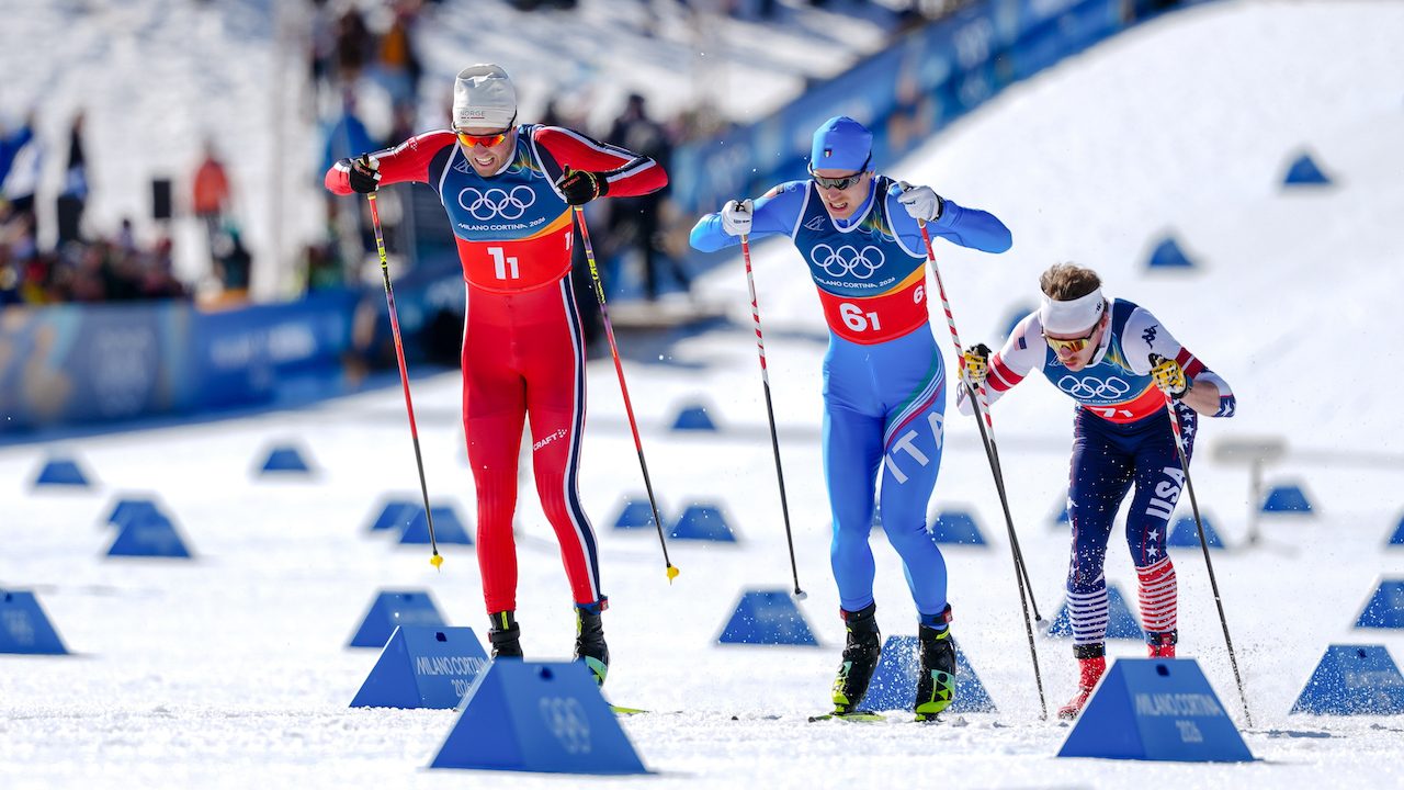 Emil Iversen in azione durante Milano Cortina