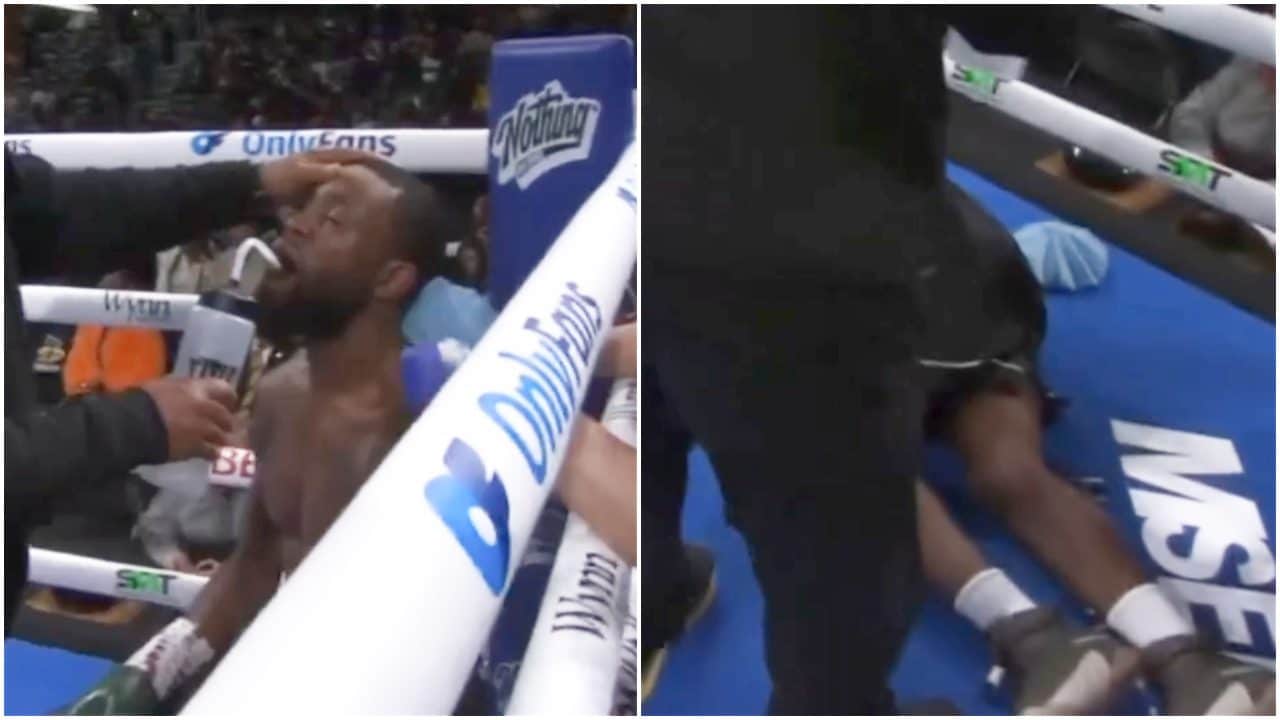 Joseph George va a sedersi a fine round, poi crolla esanime dallo sgabello: grande spavento sul ring