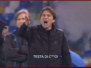 Cosa rischia Conte per l’insulto all’arbitro Manganiello: possibile squalifica o patteggiamento con multa