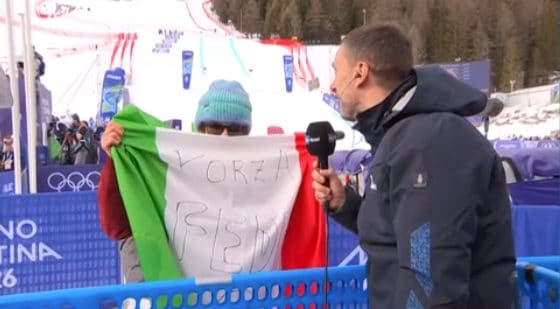 La madre di Federica Brignone festeggia l’oro olimpico