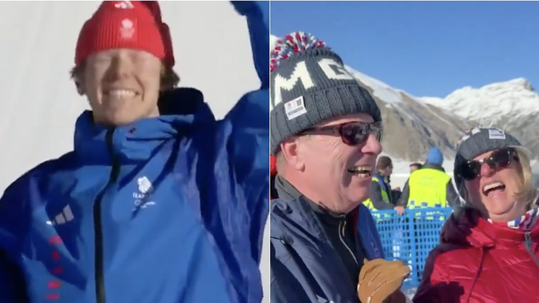 Il figlio vince l'oro alle Olimpiadi, genitori impazziti tra i tifosi: "Gli ho cambiato il pannolino!"