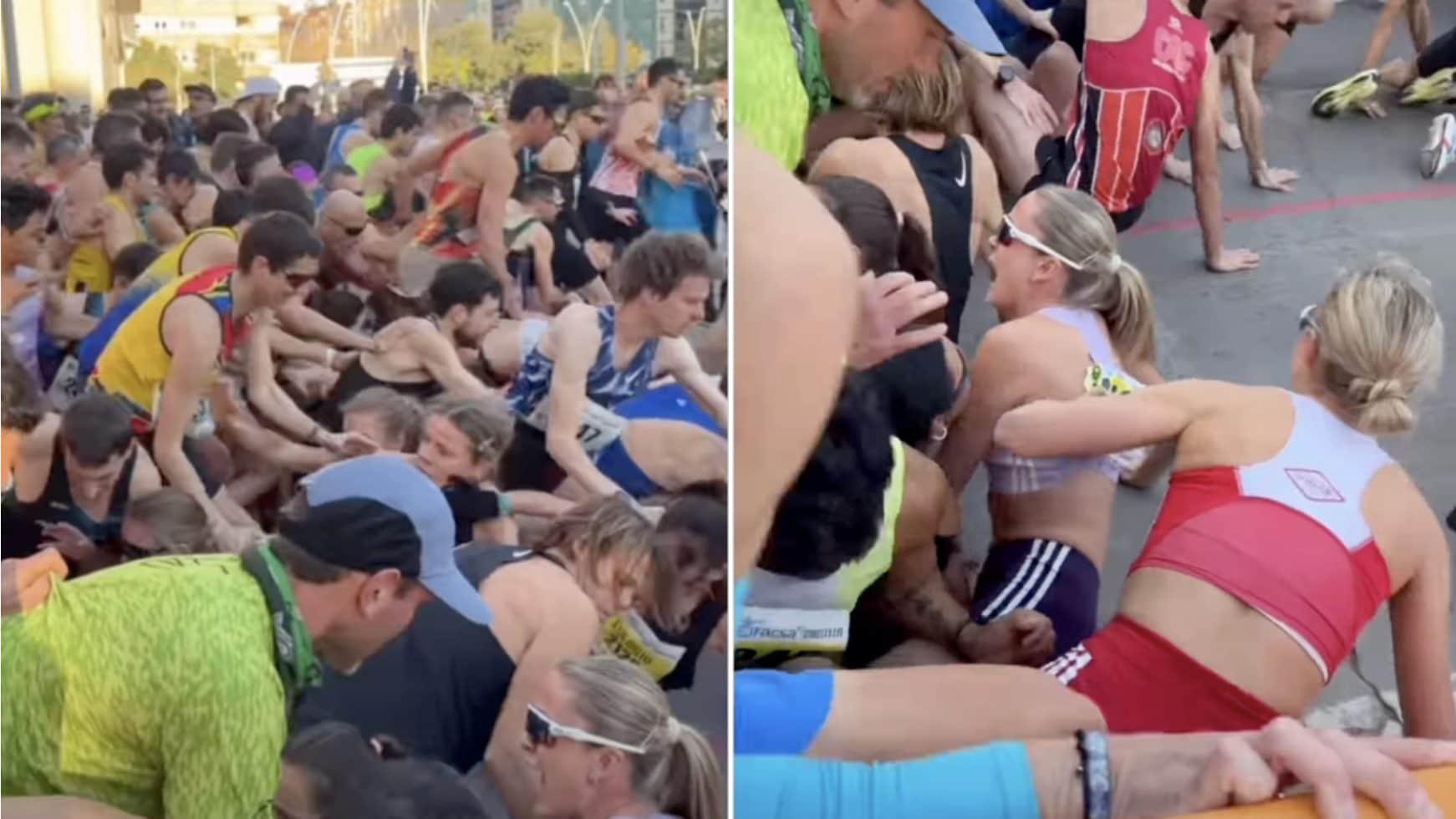 Follia alla gara dei 10 km, la partenza è una trappola: atleti calpestati, poi il rumore degli spari