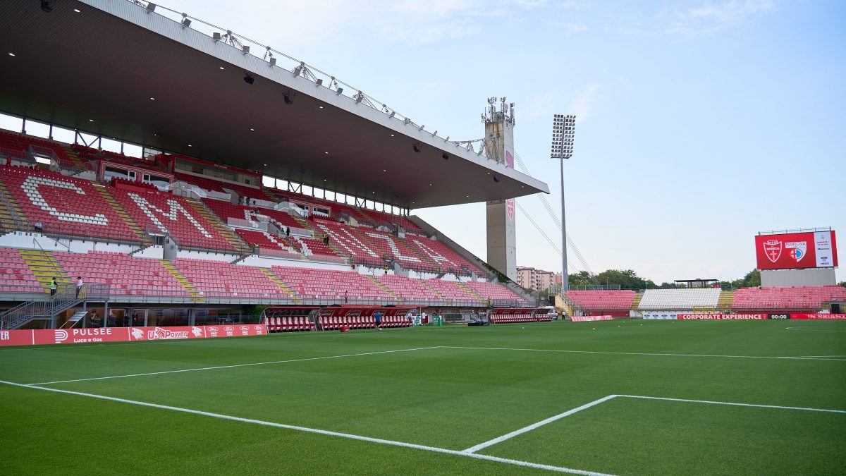 L’U–Power Stadium di Monza che questa sera ospiterà Inter–Torino di Coppa Italia