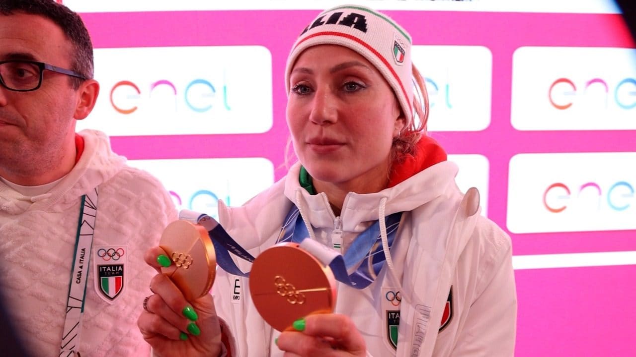 Francesca Lollobrigida a casa Italia