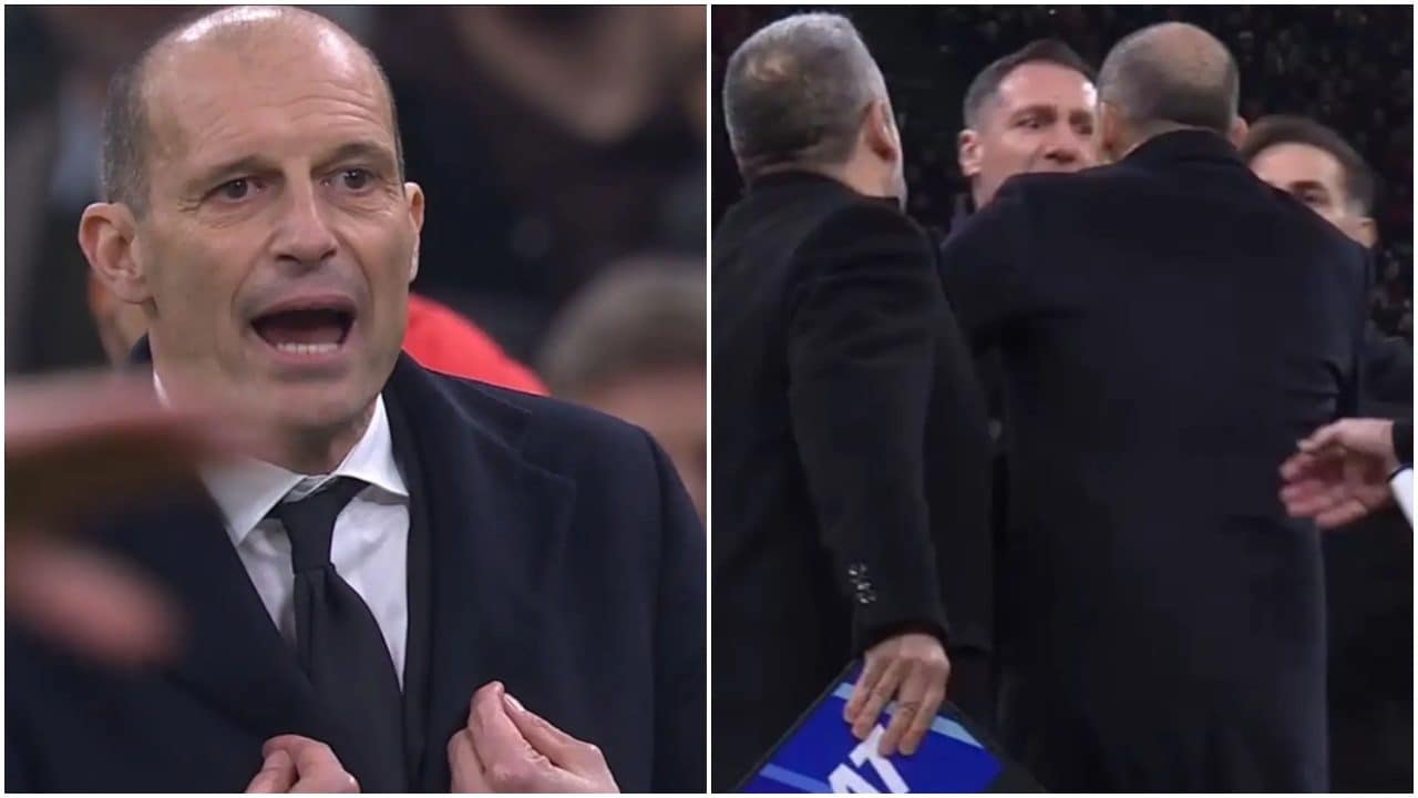 "Ma dici a me?": Allegri incredulo, ecco perché l'arbitro lo ha espulso in Milan-Como