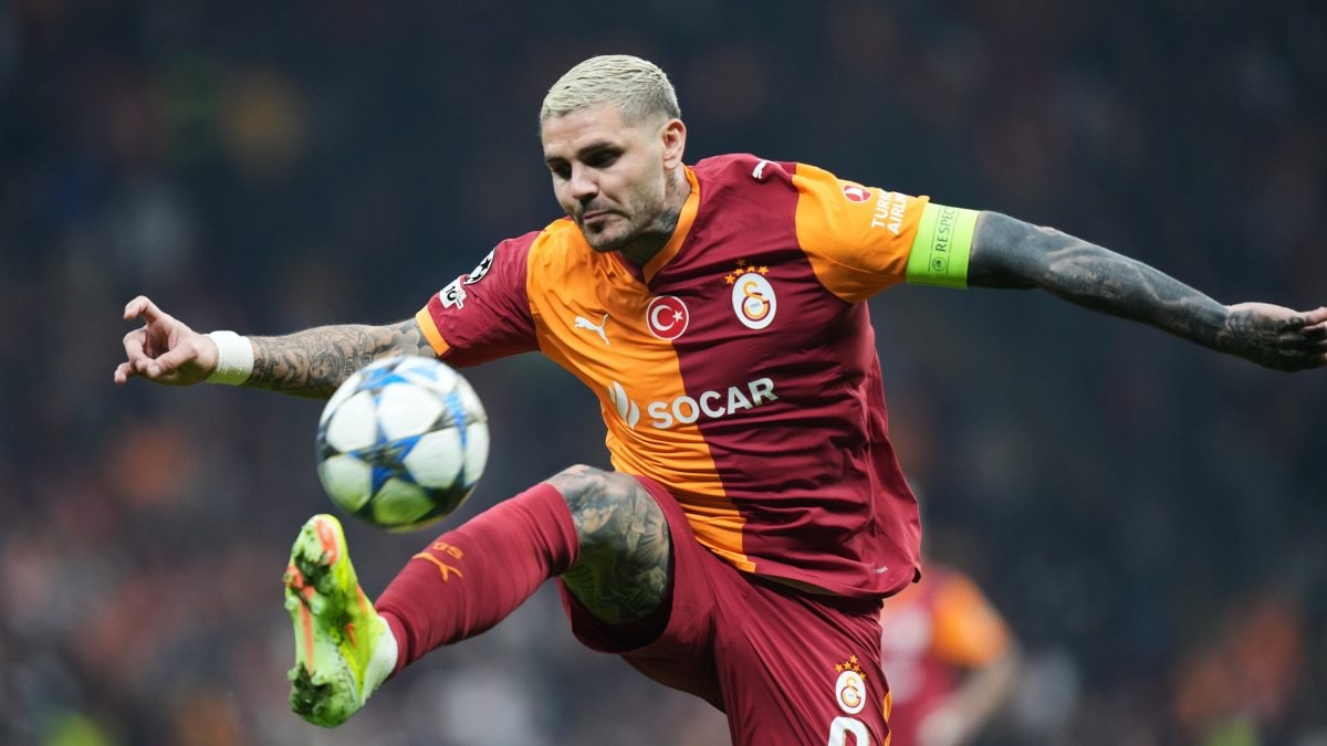 Icardi, ex Inter, è l’attaccante del Galatasaray che sfida la Juve nei playoff di Champions.