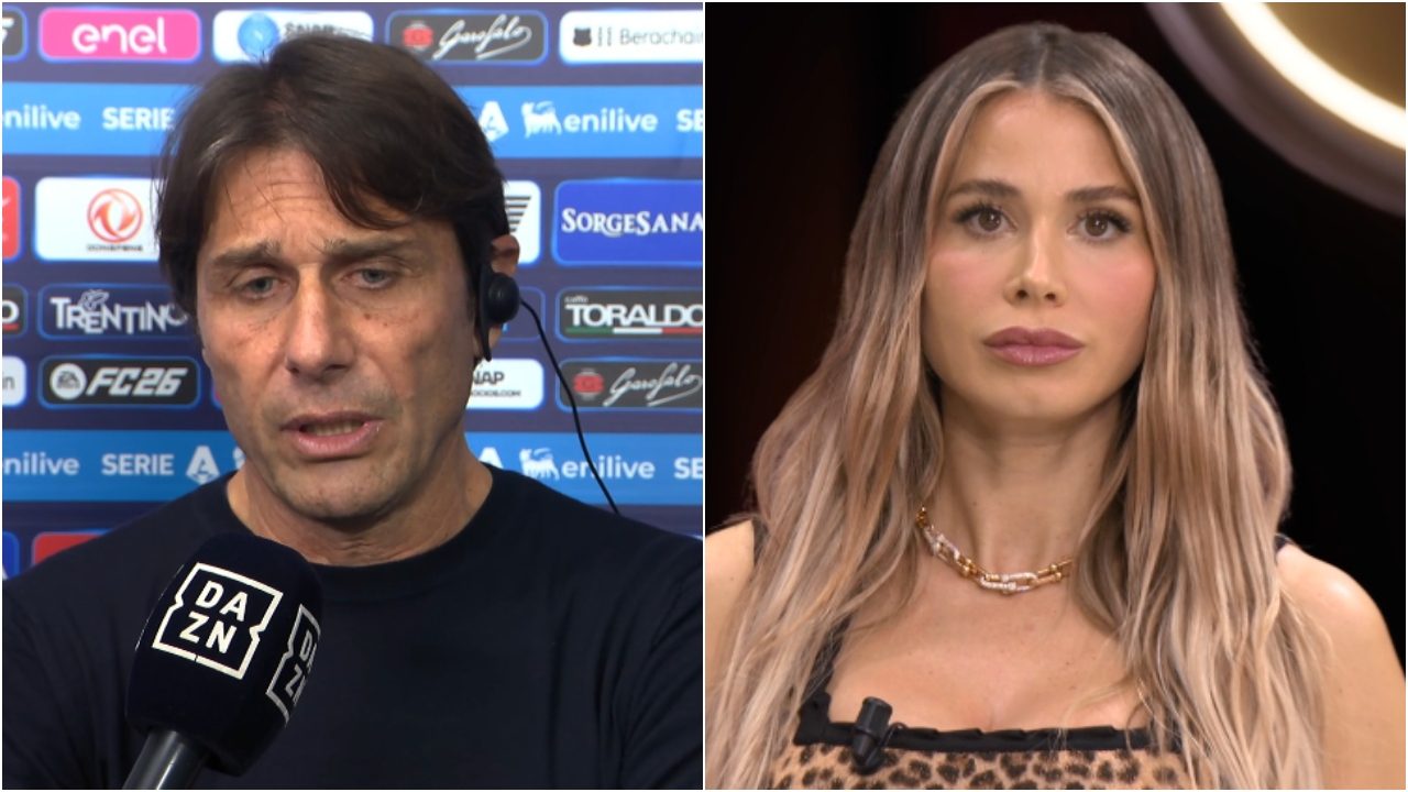 Diletta Leotta chiede a Conte come sta Rrahmani, lui non si trattiene: "Che ne so, così diventa stupido"