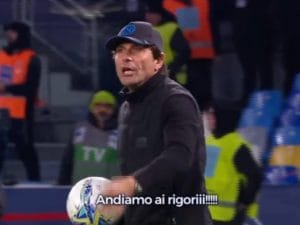 Conte ai suoi giocatori nei minuti finali: “Andiamo ai rigori!”. Prima aveva insultato a Manganiello