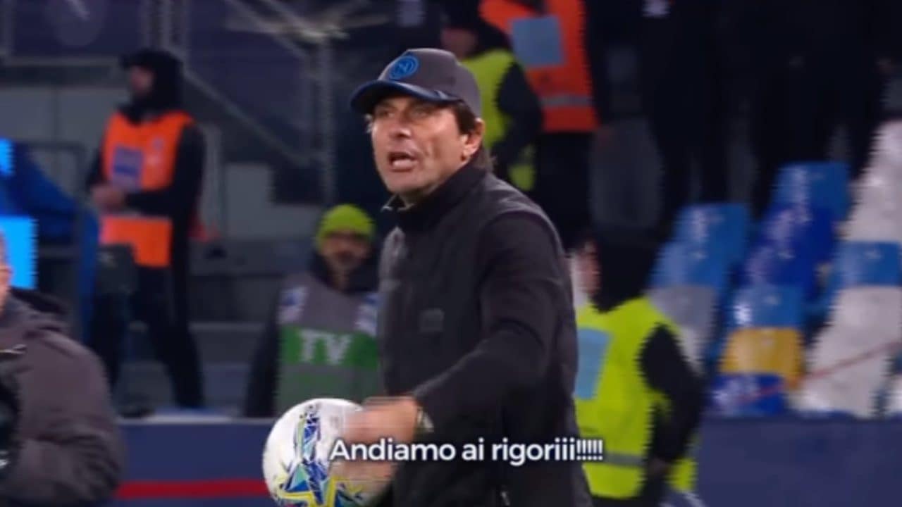 Conte ai suoi giocatori nei minuti finali: "Andiamo ai rigori!". Prima aveva insultato Manganiello