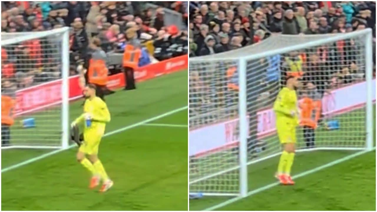 I tifosi del Liverpool applaudono Donnarumma quando va in porta, ma lui non risponde: non sa il motivo