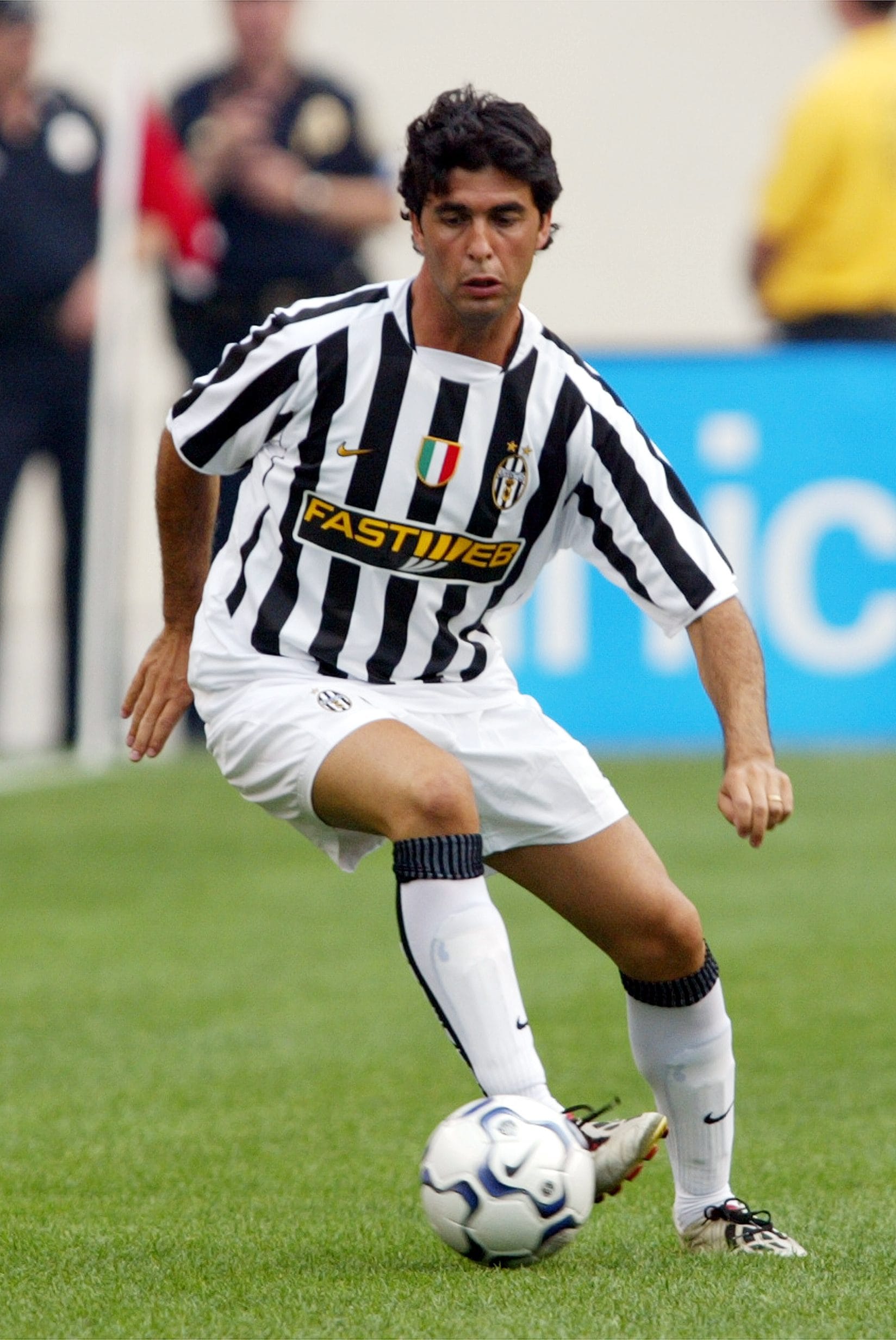 Salvatore Fresi con la maglia della Juventus.