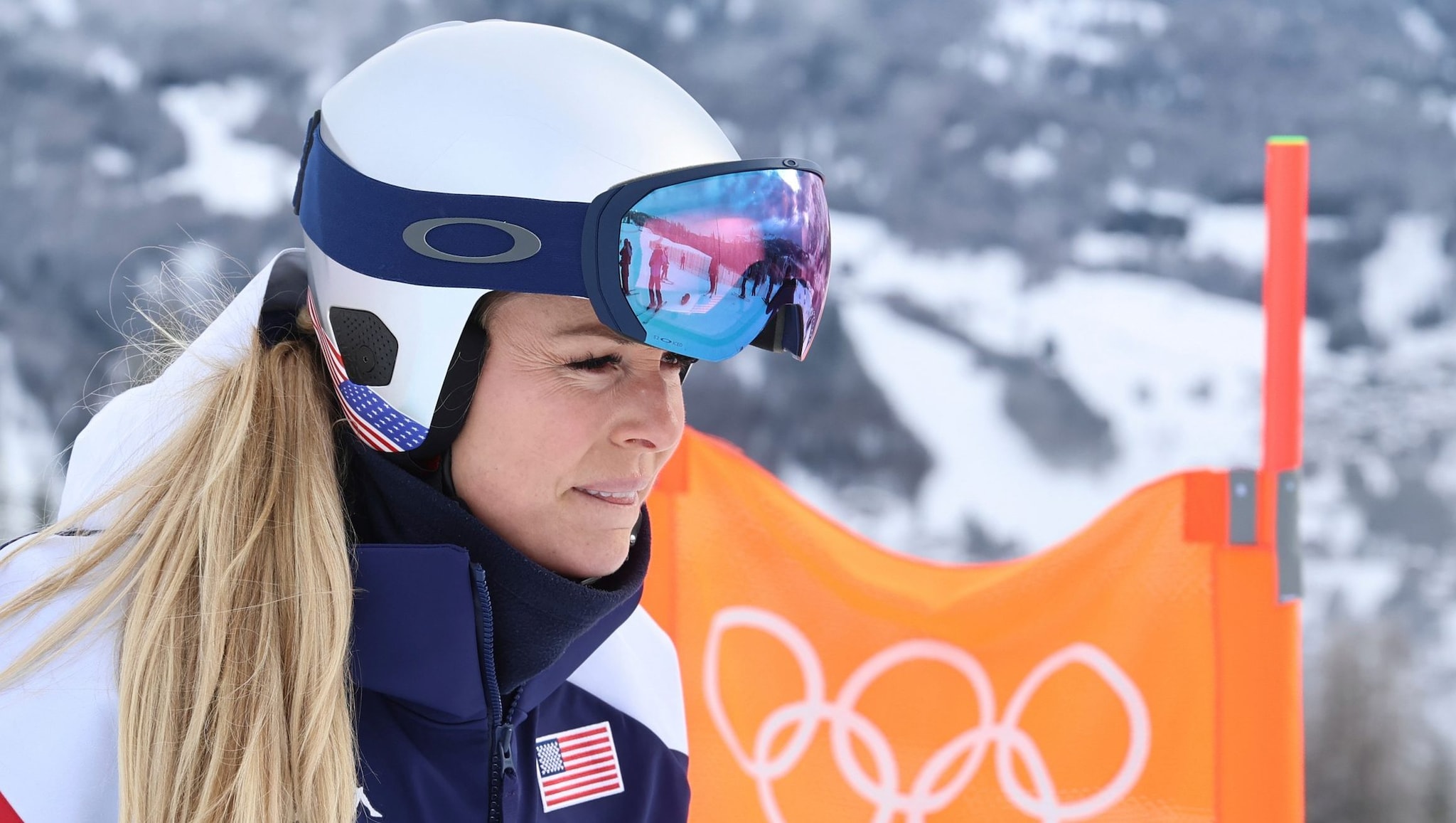 Lindsey Vonn è tornata in pista con il crociato rotto e il video della sua discesa è impressionante