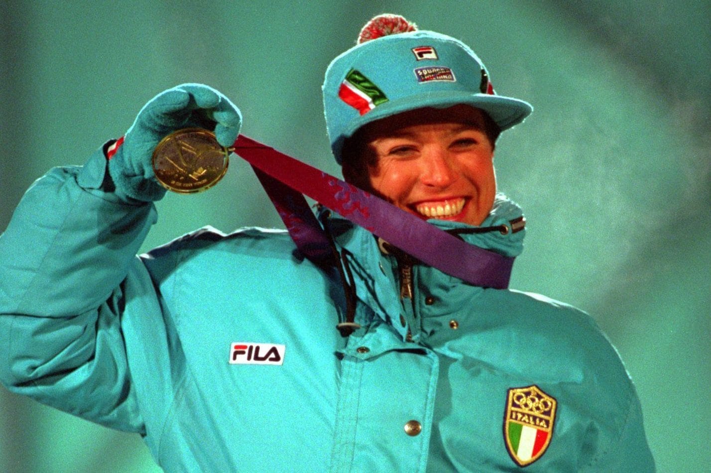 Manuela Di Centa due volte oro a Lillehammer nel 1994
