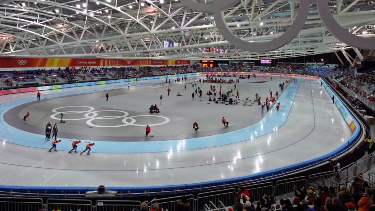 l’Oval Lingotto di Torino durante i Giochi del 2006