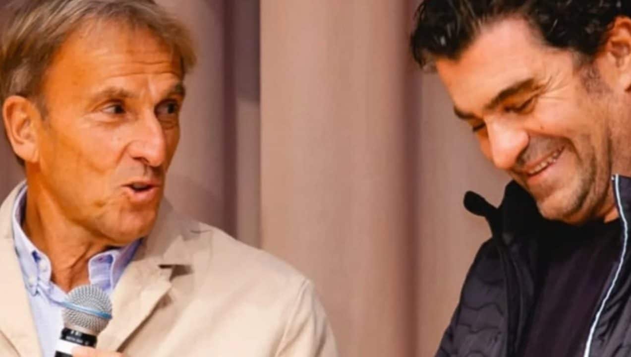 Paolo De Chiesa e Alberto Tomba, amici veri, prima compagni di nazionale.