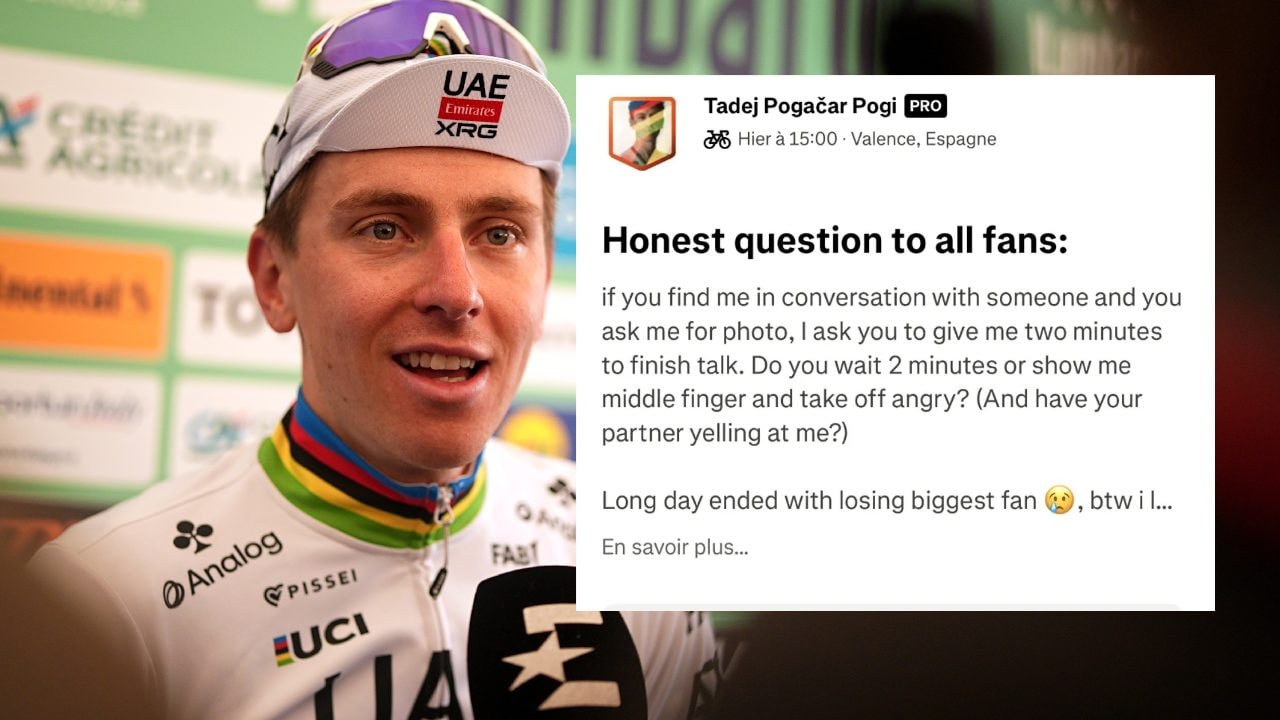 Pogacar contro un amatore impaziente: "Mi date due minuti o dovete farmi subito il dito medio?"