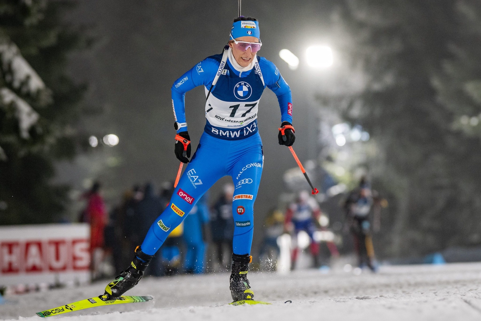 Rebecca Passler in azione lo scorso 23 gennaio a Nove Mesto in Cechia