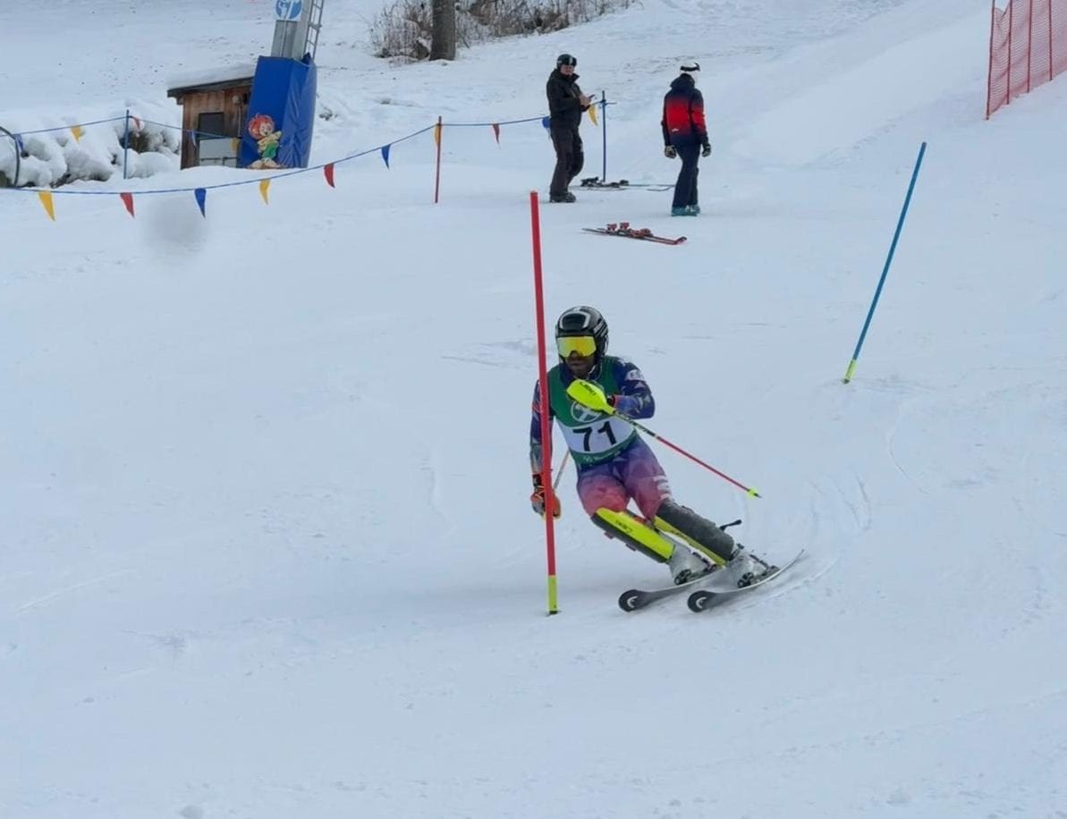 Rici ha cominciato a sciare da piccolissimo grazie a papà Andrea, guida alpina