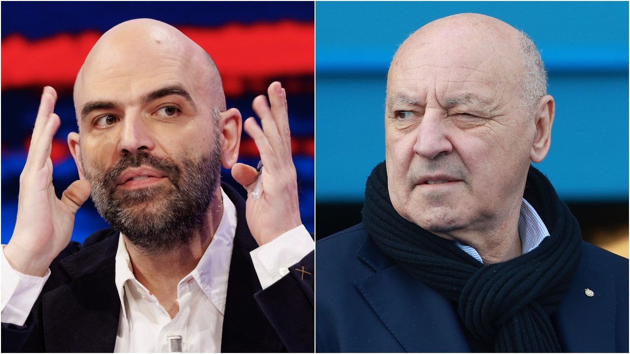 Marotta furente: "Saviano contro l'Inter, è tutto in mano agli avvocati". Poi giustifica Bastoni