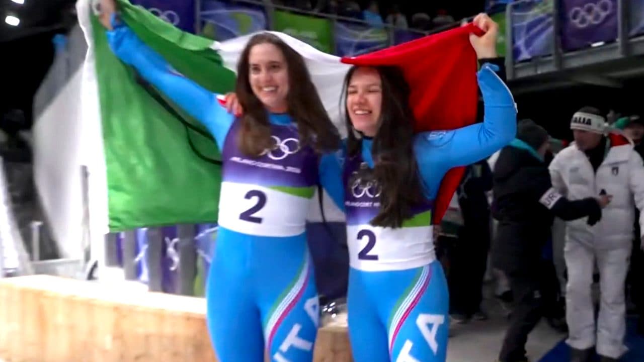 Vötter e Oberhofer stratosferiche nello slittino doppio donne: è il 3° oro per l'Italia alle Olimpiadi