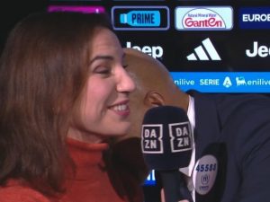 Federica Zille e la reazione al bacio di Spalletti: “Tentativo goffo. A un uomo dava una gomitata”