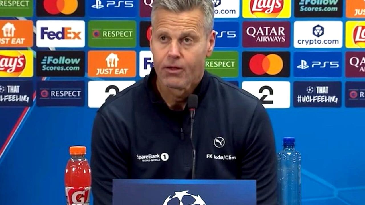 Knutsen, tecnico del Bodo, istiga ancora l'Inter: "Parlano di campo e freddo? Sono poco furbi..."