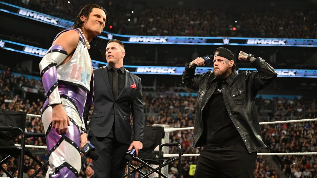 Kit Wilson con Jelly Roll, intervistati da The Miz.