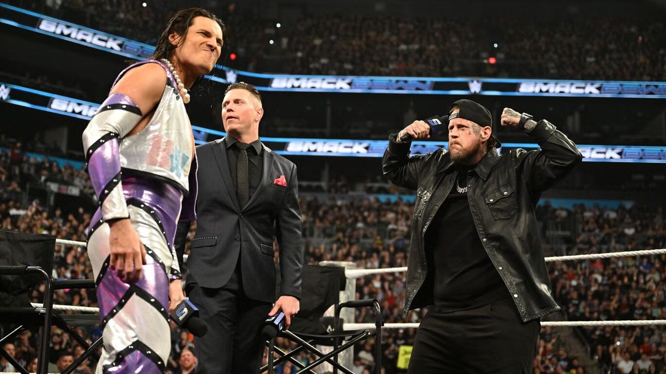 Kit Wilson con Jelly Roll, intervistati da The Miz.