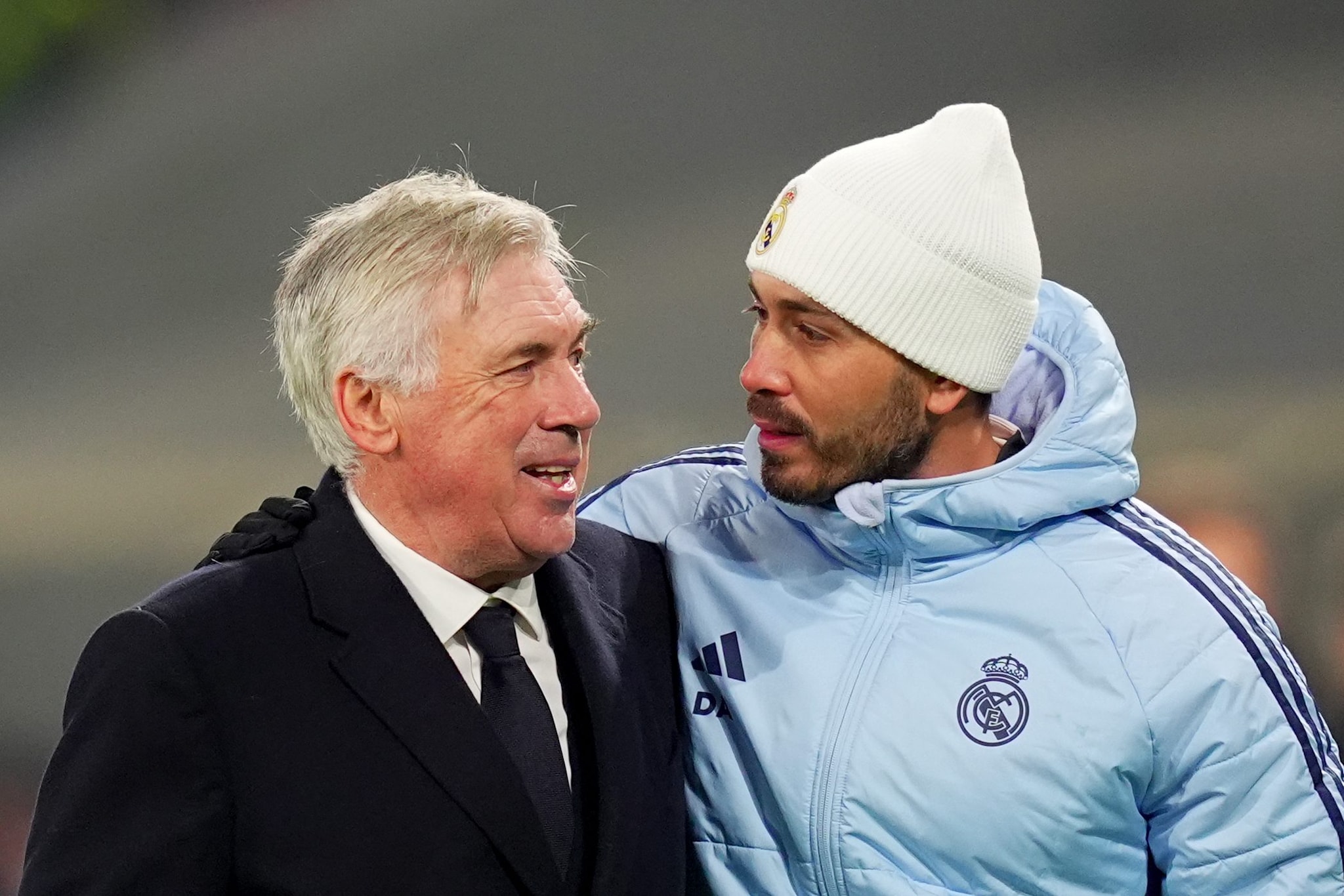 Carlo e Davide Ancelotti ai tempi del Real Madrid
