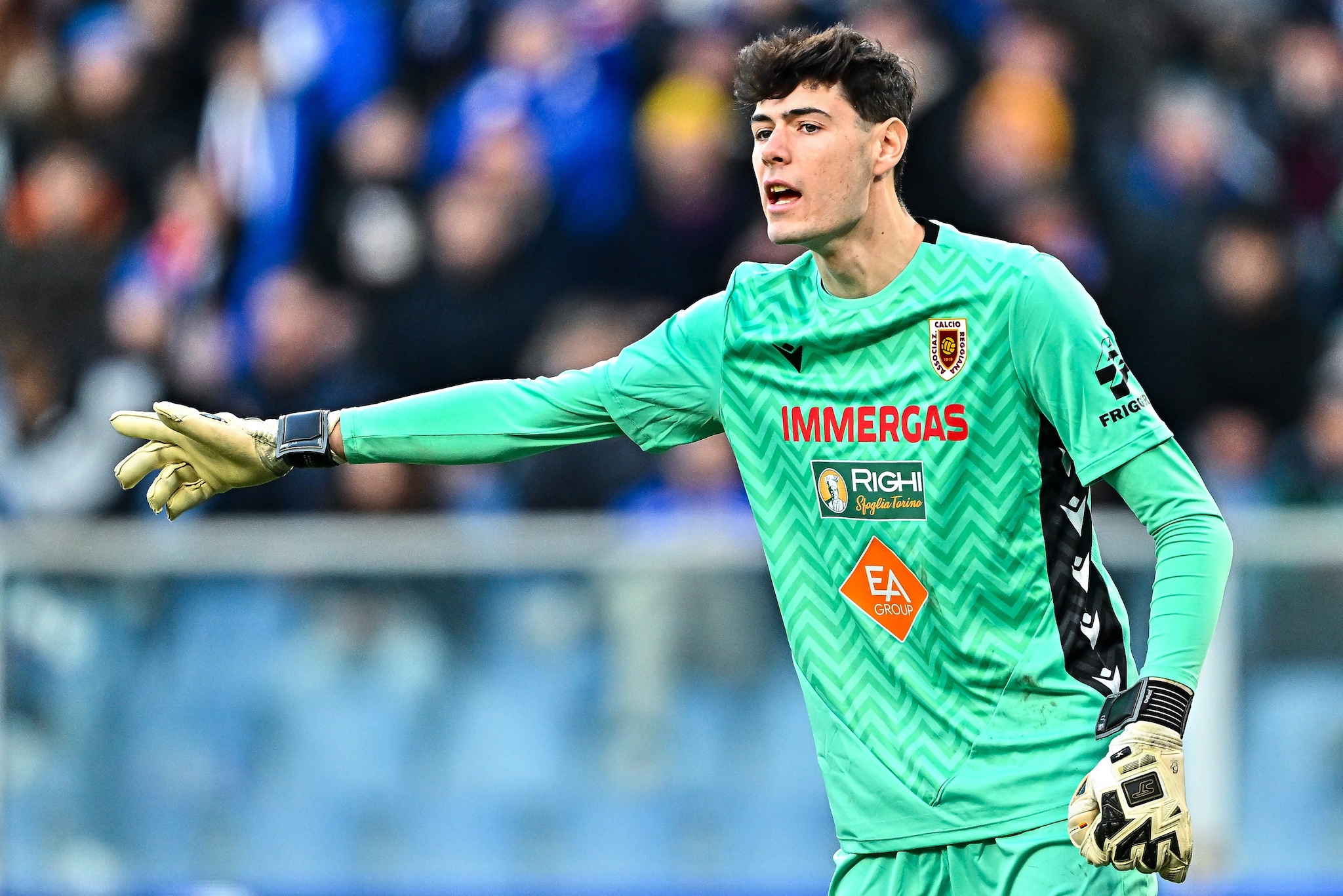 Edoardo Motta con la maglia della Lazio.