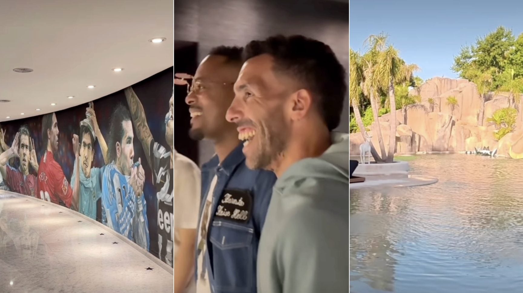 Tevez apre le porte della sua casa a Evra, il video-tour diventa virale: "Sembra di essere a Disneyland"