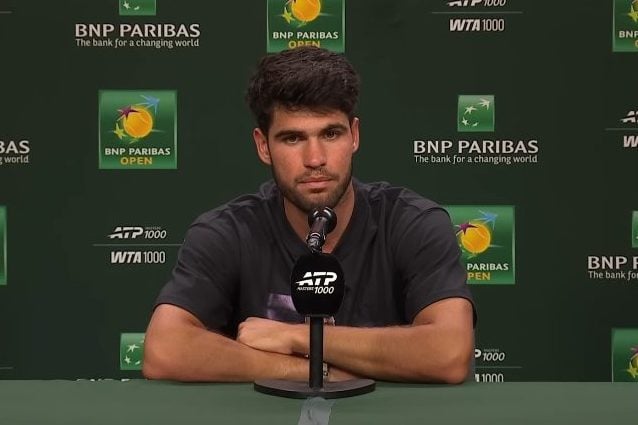 Alcaraz in conferenza dopo l’eliminazione: resta numero uno con oltre 2000 punti su Sinner