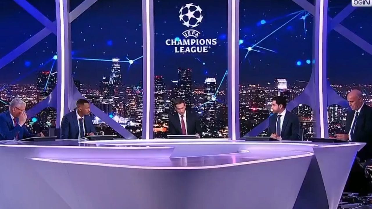 Trasmissione sulla Champions interrotta per l'allarme missili dall'Iran: in studio cala il gelo