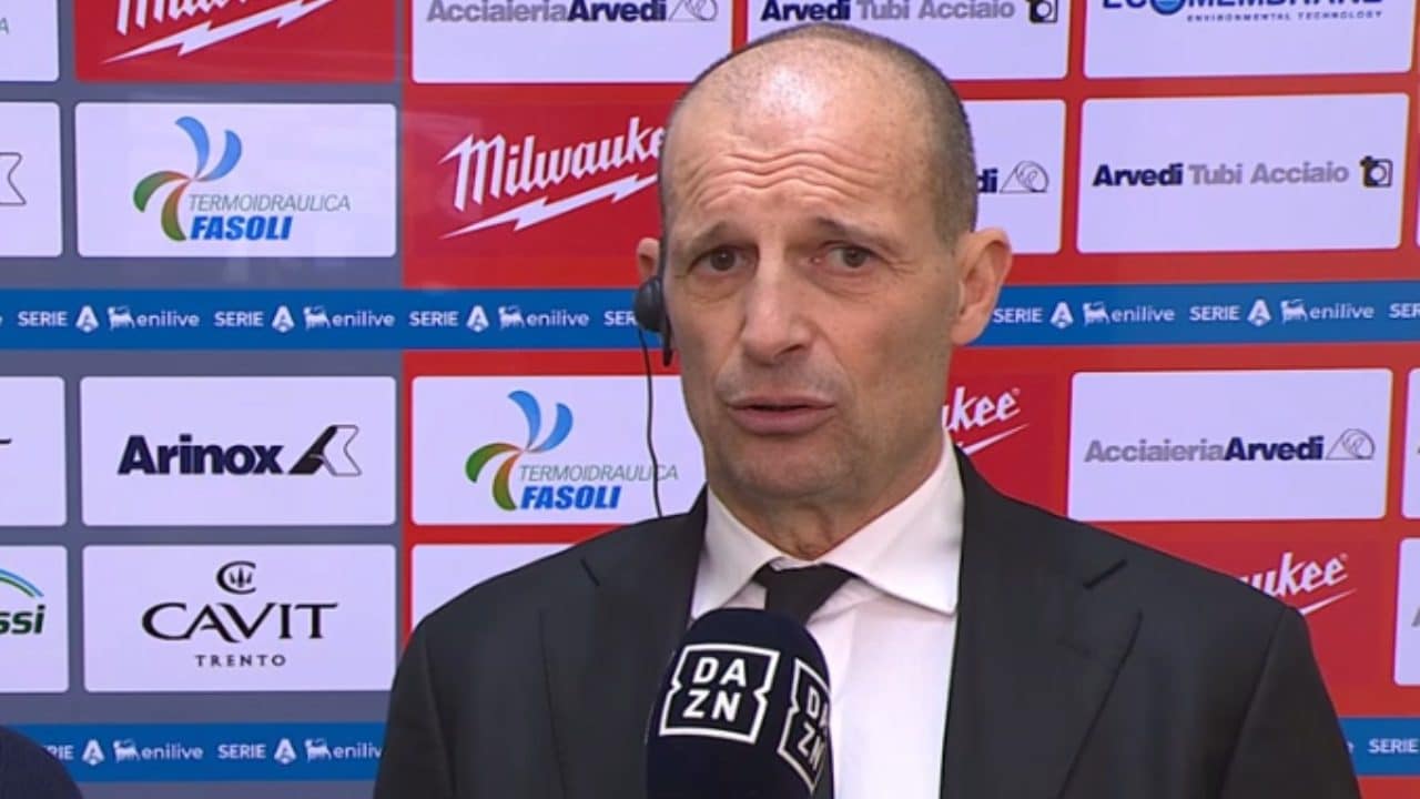 Allegri scherza su Bartesaghi infortunato: "È stato straordinario uscendo nel momento giusto"