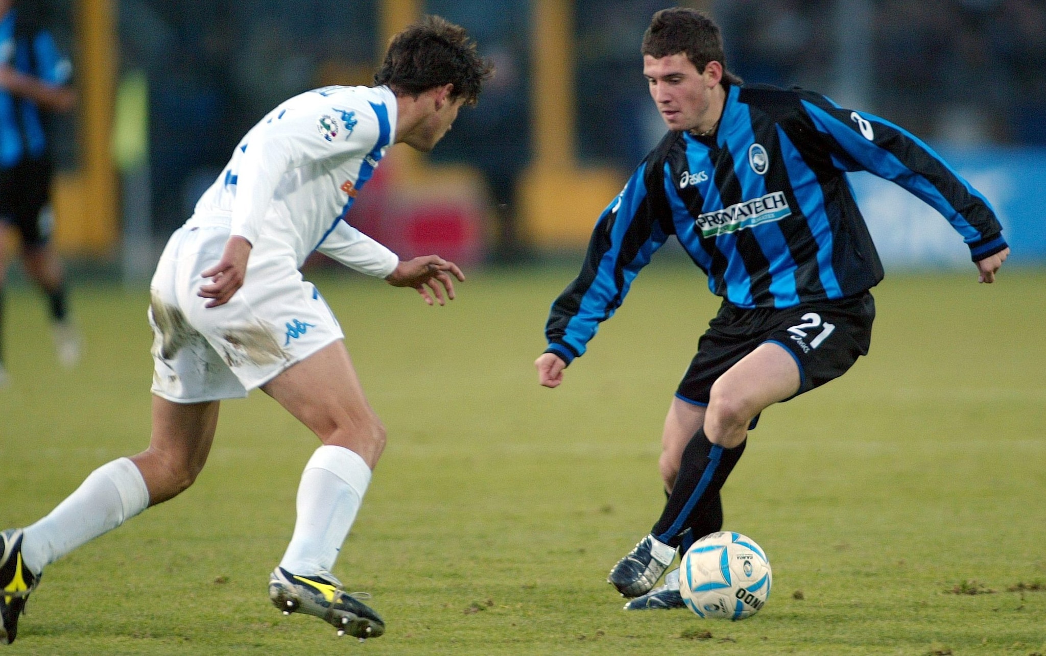 Lazzari in azione con l’Atalanta.