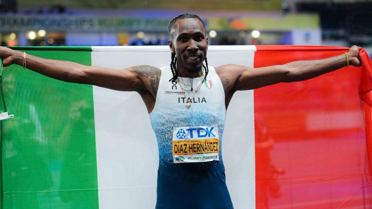 Andy Diaz è straordinario: vince ancora l'oro ai Mondiali di Atletica indoor nel salto triplo
