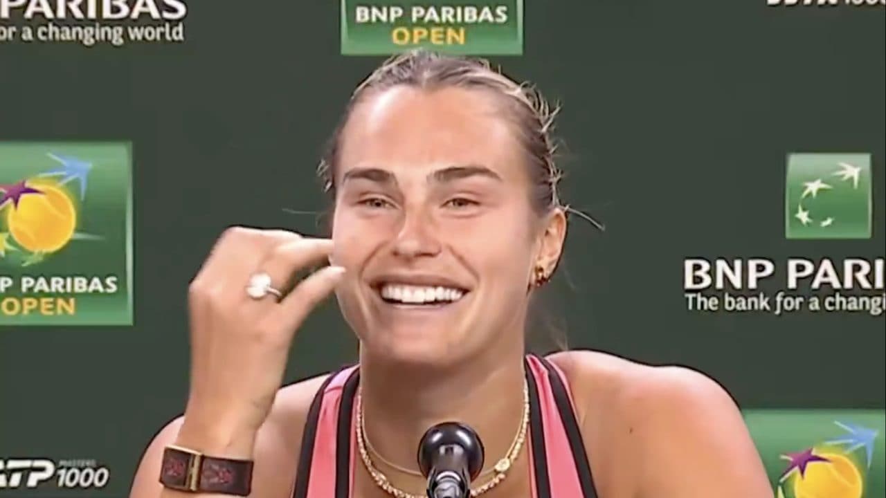 Come fa Sabalenka a giocare con l'anello da un milione a Indian Wells: la divertente confessione