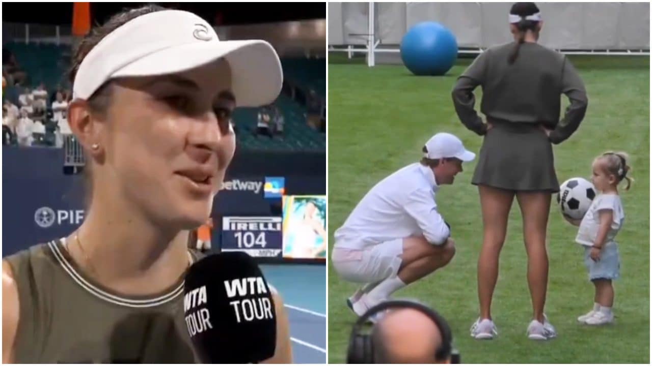 Belinda Bencic molto colpita da Jannik Sinner: "È stato dolcissimo con mia figlia"