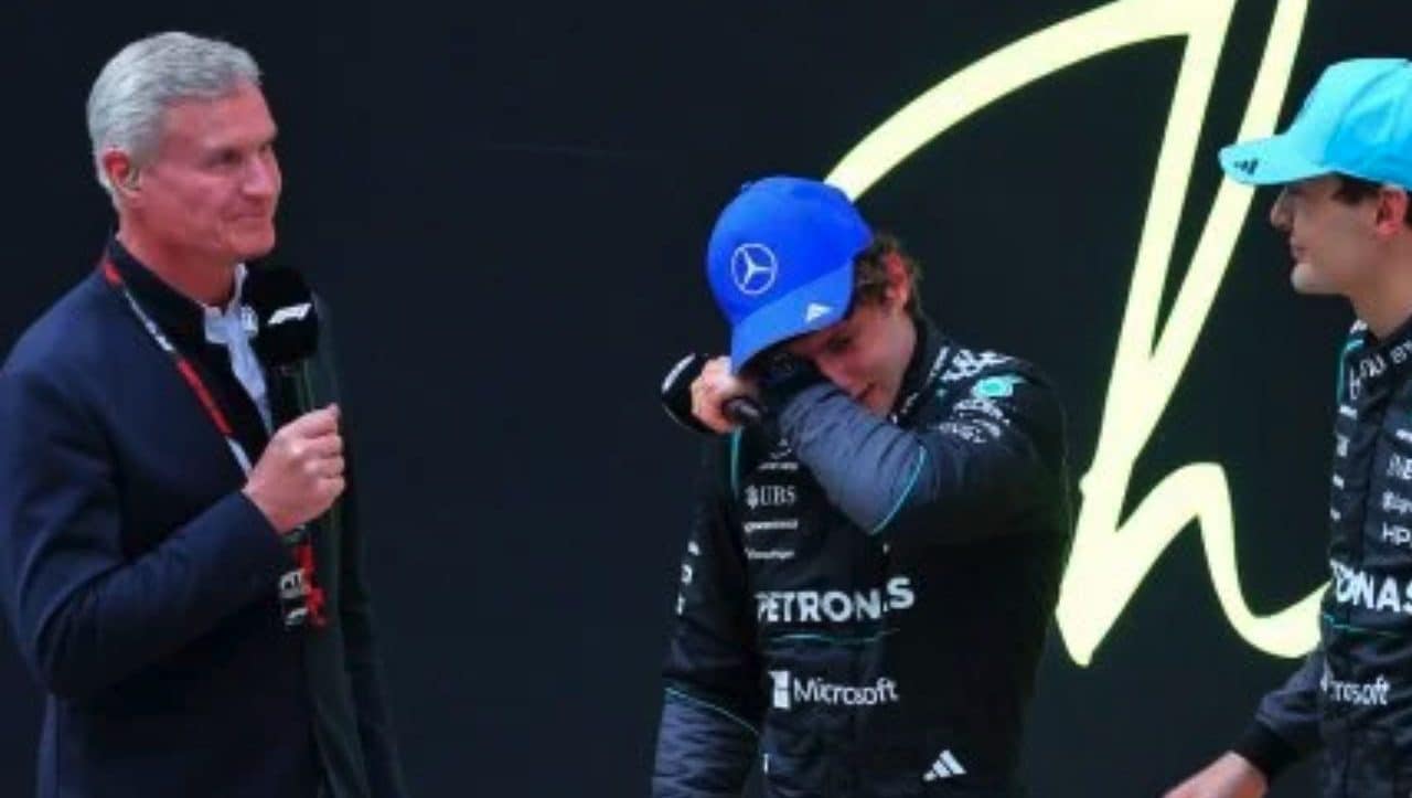 Coulthard rivela perché Kimi Antonelli è scoppiato a piangere in diretta TV dopo la vittoria in Cina