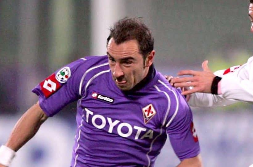 Cristian Brocchi con la maglia della Fiorentina nella stagione 2005/2006