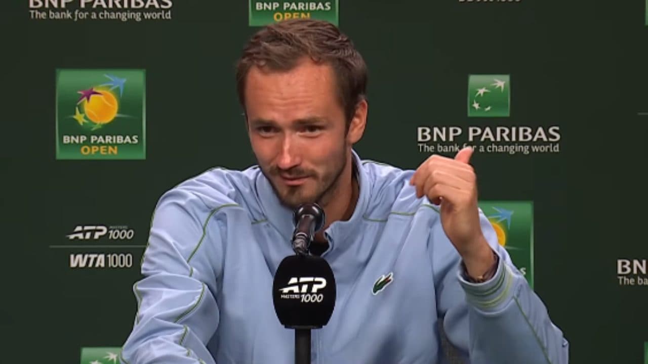 Medvedev prima del match con Sinner: "Ho davvero rovinato la festa a un sacco di gente. Me compreso"