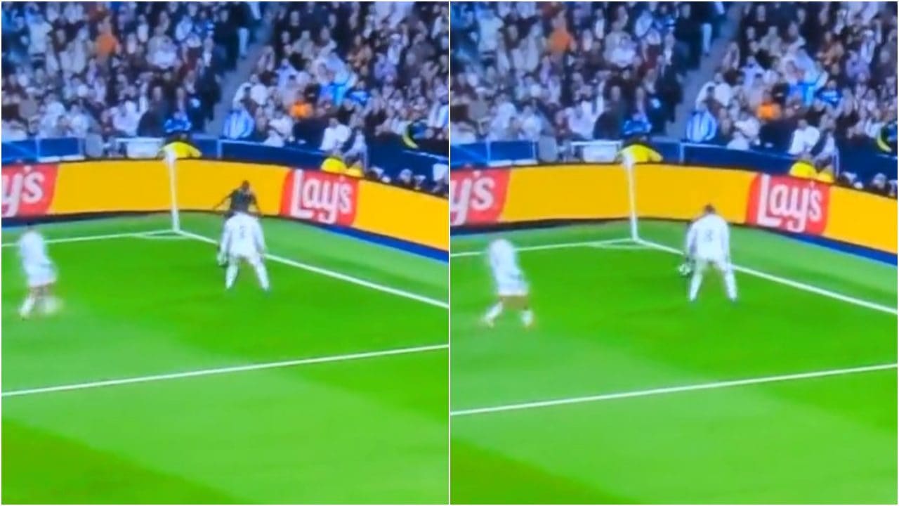 Doku scompare nel nulla durante Real Madrid-Manchester City, ma è solo un'illusione ottica