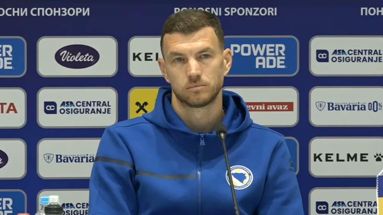 Dzeko graffiante: "Se c'è qualcuno che ha imparato a giocare in stadi scadenti sono gli italiani"