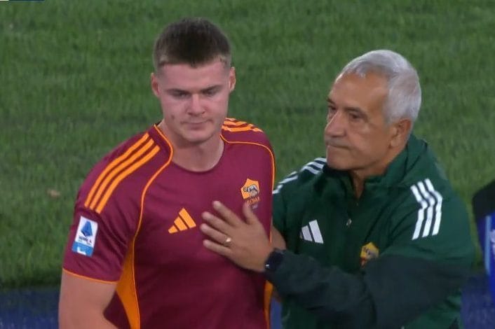 Ferguson dopo uno dei tanti infortuni subiti in campionato.