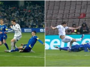 Rosso mancato su Palestra e rigore negato per fallo di mano: Italia imbufalita con Turpin