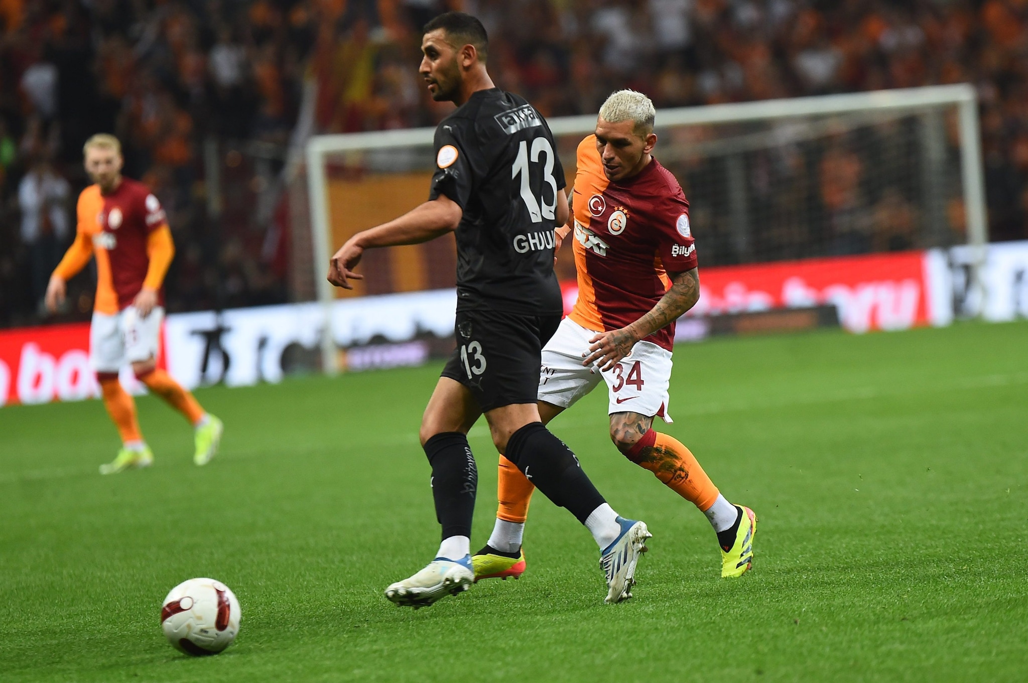 Faouzi Ghoulam con la maglia dell’Hatayspor nella sua ultima stagione da calciatore, 2023/24