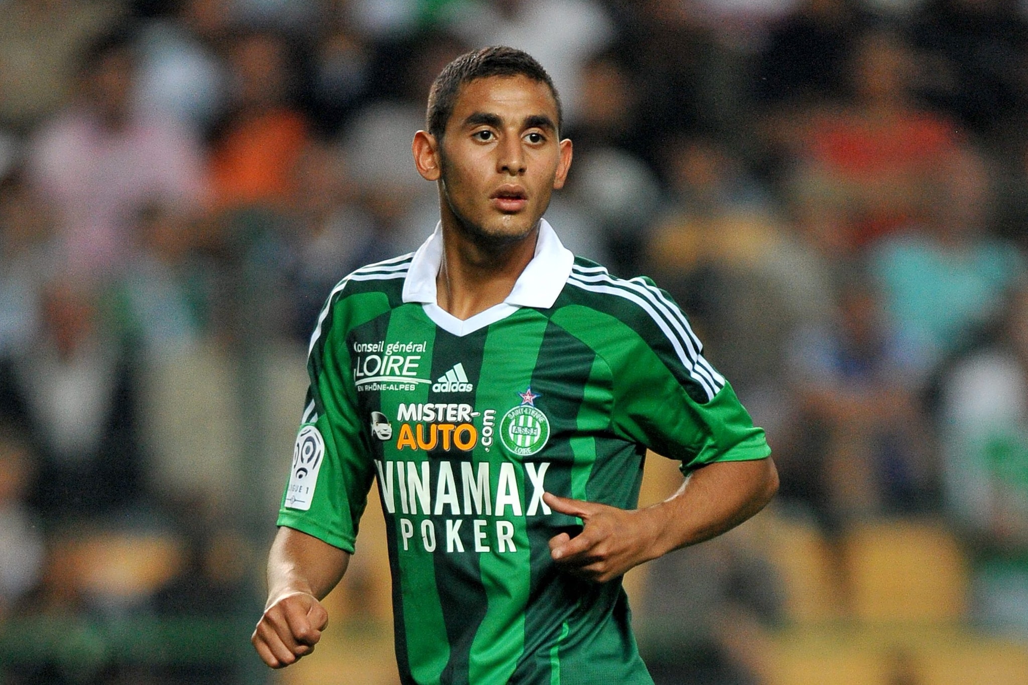 Ghoulam nel 2011 con la maglia del St.Etienne: aveva 20 anni