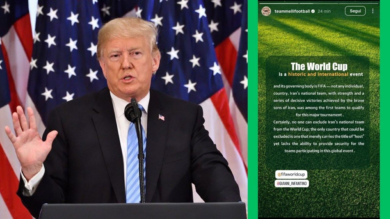 L'Iran replica a Trump: "Nessuno può escluderci dai Mondiali. Decide la FIFA, non un singolo paese"